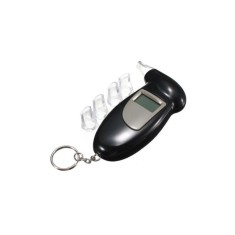 Alcool tester digital cu display LCD, Etilotest digital, 5 mustiuc, plastic
