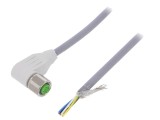 Cablu Conectare Murr Elektronik M12 5 Pini 3m Mama Unghi PVC Gri IP67/IP68