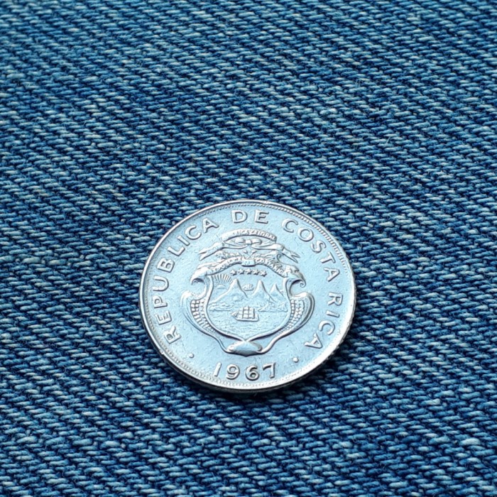 1o - 5 Centimos 1967 Costa Rica