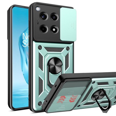 Husa OnePlus 12R protectie camera Techsuit CamShield Series, verde foto