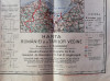 Harta Romania Mare,70x100 am,Gen Rizeanu si col. Arghiropol, 1935, Inst.Militar