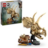 LEGO&reg; Jurassic World - Fosile de dinozaur: craniu de Triceratops 76969, 468 piese