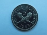 3 PENCE 1963 NOUA ZEELANDA-XF