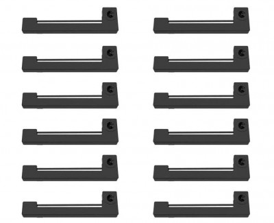 Set 12 cartuse ribbon Epson ERC-09 compatibile cu EPSON ERC-09B, M160 163 164 180 - NOU foto