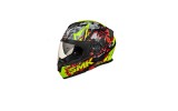 Casca Moto Integrala SMK Twister Attack Multicolor, Marime L, Unisex, Protectie Maxima, Antifog Pinlock, Viziera UV, Curea Rapida