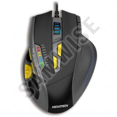 Mouse Gaming Newmen G300 Black, 8200dpi, 11 butoane, 12000 FPS foto