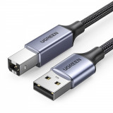 Cablu De Imprimantă Ugreen USB Tip B (mascul) - USB 2.0 (mascul) 480 Mbps 5 M Negru (US369 90560) 90560-UGREEN