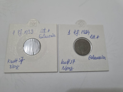 monede germania 2v. 1933-34 foto