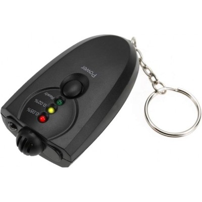 Alcooltest Portabil Tip Breloc cu LED &amp;ndash; Test Rapid Alcool in Aerul Expirat foto