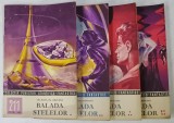 BALADA STELELOR de GH. ALTOV si VAL. JURAVLIOVA , COLECTIA &#039; POVESTIRI STIINTIFICO - FANTASTICE &#039; NR. 211 -214 , 4 CARTI , 1963