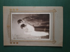 fotografie atelier fotografic MARCARIU -SILISTRA , Regatul Romaniei anul 1916 . distinsa familie