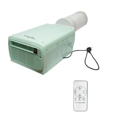 Aparat de aer conditionat portabil 2224 BTU, 280W, 220V cu functie dezumidificare, ventilatie, telecomanda, comenzi vocale, kit instalare inclus Brec