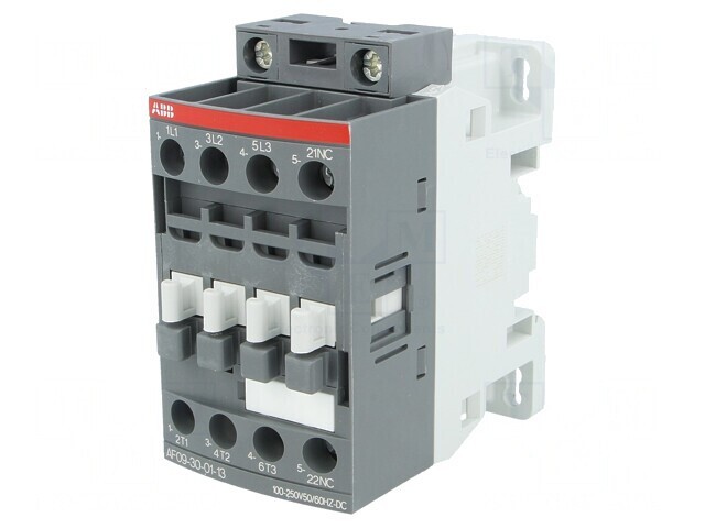 Contactor 3P NO NC 9A AF 25-60&deg;C
