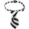 Accesoriu Animale, Cravată, Alb-Negru, Material Sintetic, Oem
