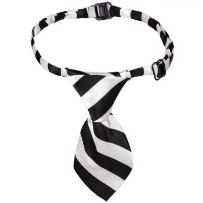 Accesoriu Animale, Cravată, Alb-Negru, Material Sintetic foto