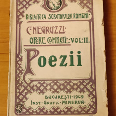 Constantin Negruzzi - Opere Complete, volumul II, POEZII - (Ed Minerva 1909)