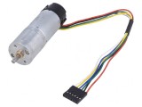 Motor DC cu Encodare și Transmisie 12V 1.1A 378:1