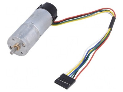 Motor DC cu Encodare și Transmisie 12V 1.1A 378:1 foto