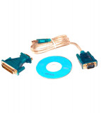 USB la RS232 Com 9 PIN Serial DB25 DB9 Adaptor Cablu Convertor, Oem