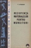 Rezistenta materialelor pentru muncitori (Avadani, Editie 1965)