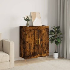 vidaXL Servantă, stejar fumuriu, 69,5x34x90 cm, lemn compozit 830185