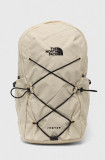 Cumpara ieftin The North Face rucsac femei, culoarea bej, mare, neted