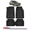 Covorase Auto TeamCar&reg; Tip Tavita Compatibile Renault Megane II Hatchback (2002-2009) Negru, Cauciuc, Oem