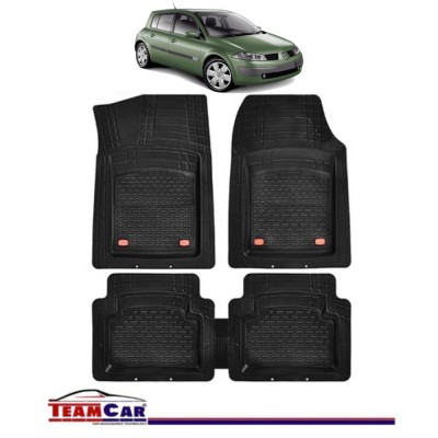 Covorase Auto TeamCar&amp;reg; Tip Tavita Compatibile Renault Megane II Hatchback (2002-2009) Negru foto