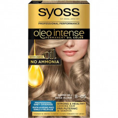 Vopsea de par, Syoss Oleo Intense, nuanta 8-05 Blond Bej foto