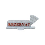 Plăcuță Rezervare Pizzerie (Model Mic) &ndash; Stil și Discreție pe Masă