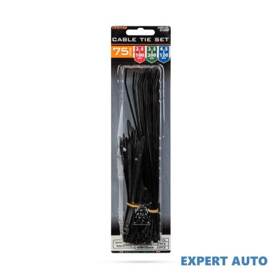 Set coliere plastic negru 75bc UNIVERSAL Universal foto