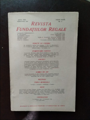 Revista Fudatiei Regale - Anul XIII Februarie 1946 Nr. 2 foto
