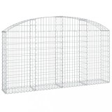 Cumpara ieftin Cos gabion arcuit 200x30x100/120 cm fier galvanizat