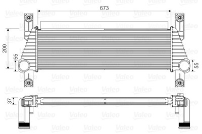 VALEO 818352 Intercooler compresor foto