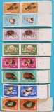 TIMBRE ROMANIA 1966 L.P. 639 CRUSTACEE SI MOLUSTE SERIE IN PERECHE MNH, Nestampilat