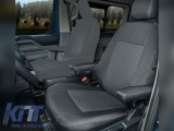 Tapiterie Kegel Tailor Made potrivita pentru un singur scaun de sofer cu doua cotlere pentru Ford Transit Custom, Tourneo Custom, Volkswagen T7 dupa 2