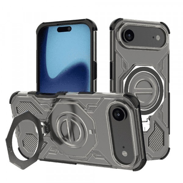 Husa pentru Apple iPhone 17 Air, Techsuit, Carbon Shield Pro, Neagra Deschisa