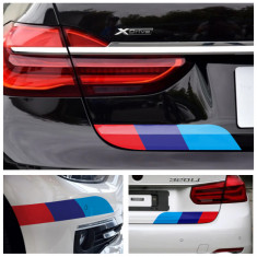 Colant Autocolant Sticker Caroserie Portbagaj Bara Usi BMW M Performance foto