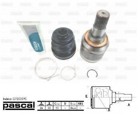 Kit cap planetara TOYOTA AVENSIS (T22) (1997 - 2003) PASCAL G72009PC