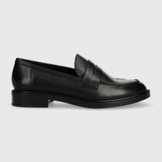 Vagabond Shoemakers mocasini de piele AMINA femei, culoarea negru, cu toc plat, 5703.001.20