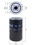 Filtru ulei MAHLE OC27