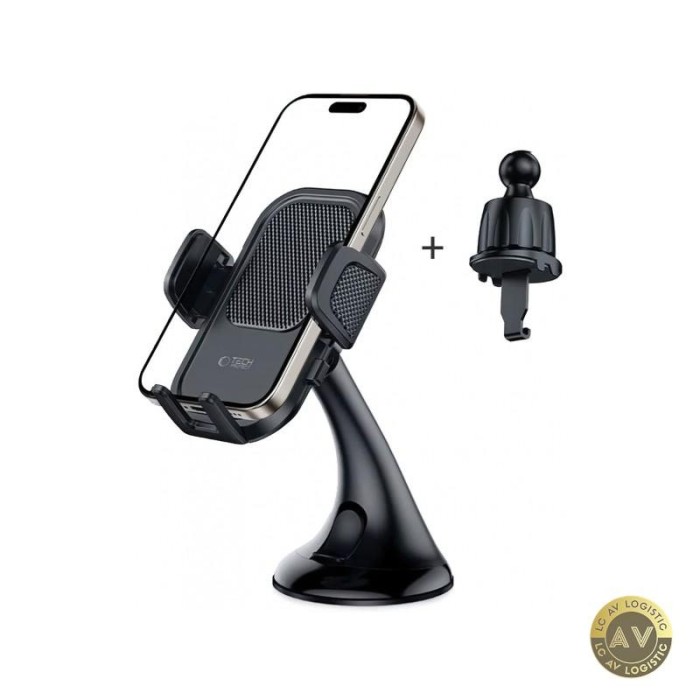 Suport Auto Tech-Protect V8-3 2in1 Universal Negru