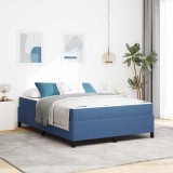 vidaXL Cadru de pat Altele albastru 140 x 200 cm Țesătură de catifea