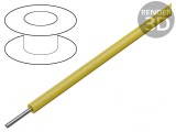 Cablu S&acirc;rmă Cu 24AWG PVC Galben 30,5m