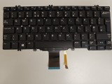 Tastatura Laptop, Dell, Latitude 7280, P28S, P28S001, 0C21RV, C21RV, iluminata, layout UK
