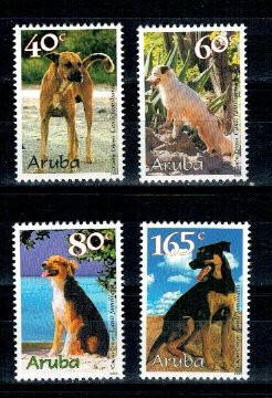 Aruba 1999 - Caini, serie neuzata foto