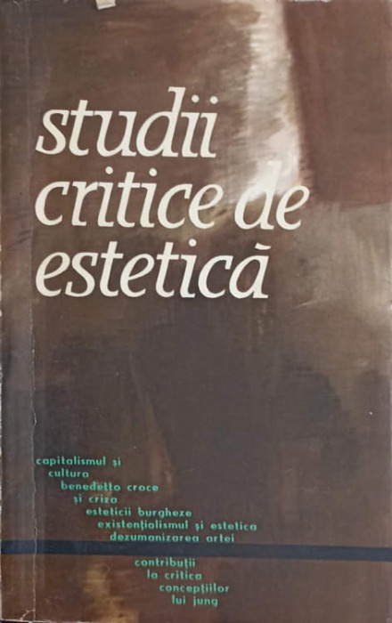 STUDII CRITICE DE ESTETICA-IULIA GIROVEANU