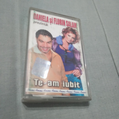 CASETA AUDIO MANELE DANIELA SI FLORIN SALAM-TE-AM IUBIT ORIGINALA foto