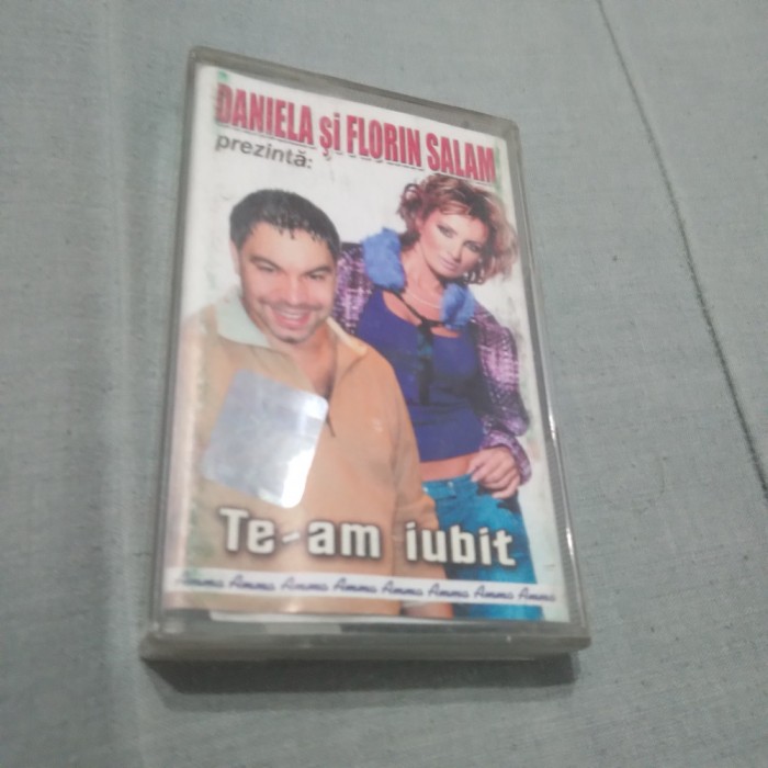 CASETA AUDIO MANELE DANIELA SI FLORIN SALAM-TE-AM IUBIT ORIGINALA