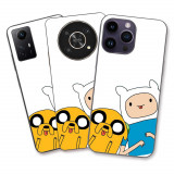 Husa compatibila cu Huawei P50 Silicon Gel Tpu Model Finn and Jake Tongues